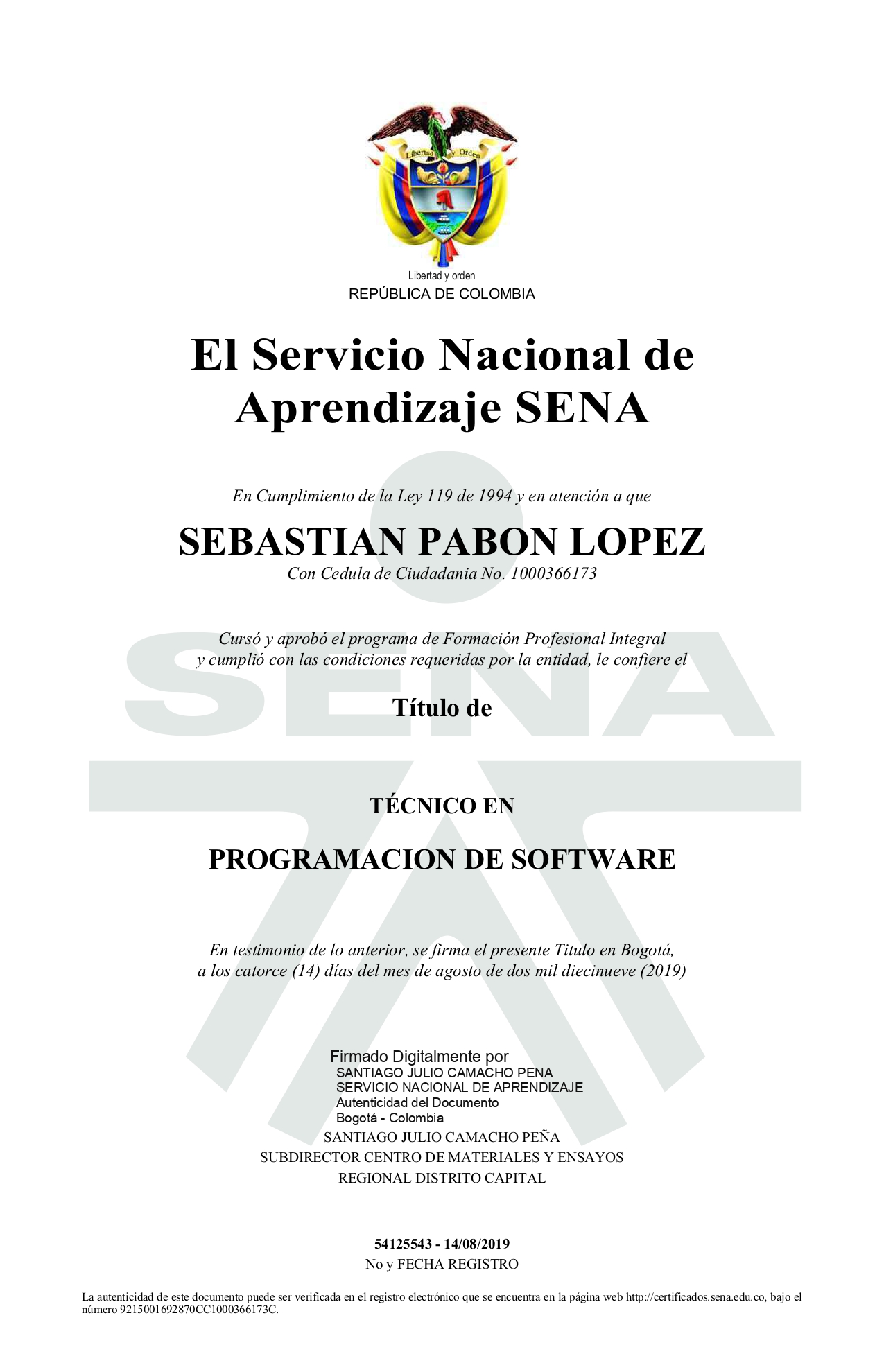 Certificado TypeScript